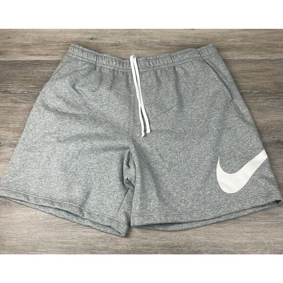 Nike Mens Shorts Gray 4XL Sportswear Club Fleece Swoosh Casual BV2721-063 NWT - Picture 1 of 9